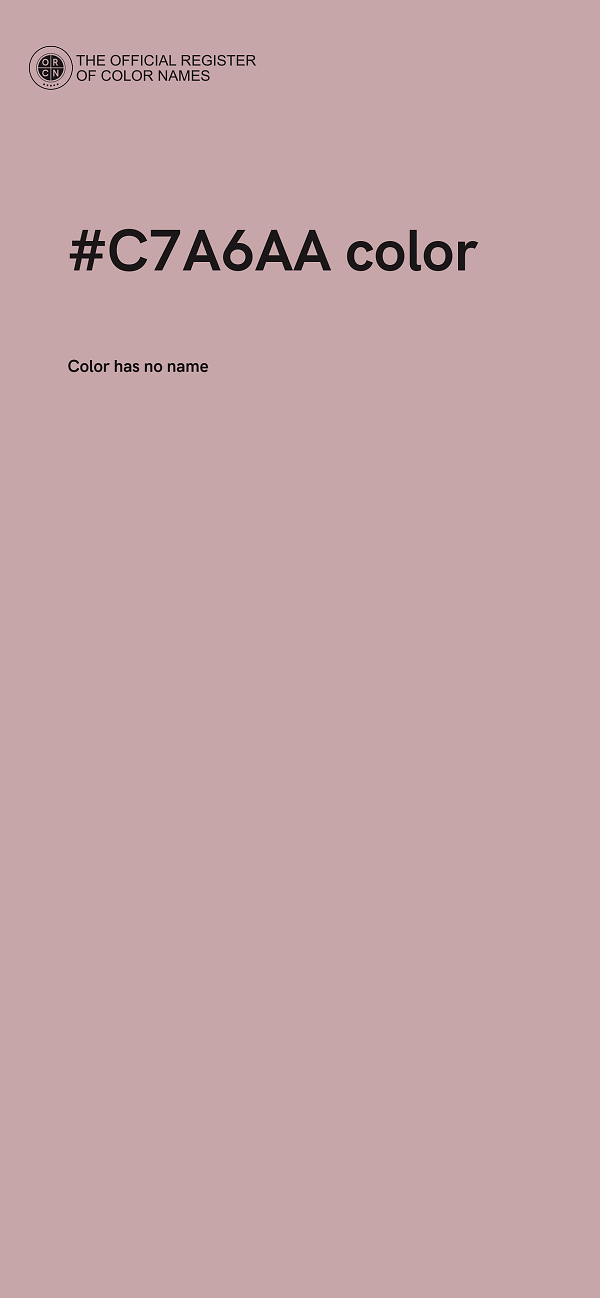 #C7A6AA color image