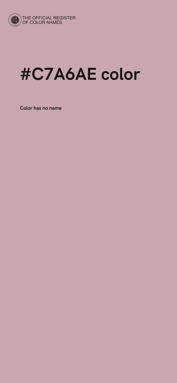 #C7A6AE color image