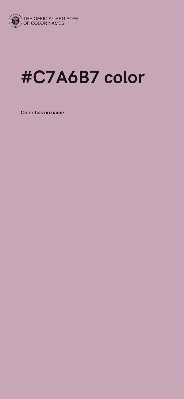 #C7A6B7 color image