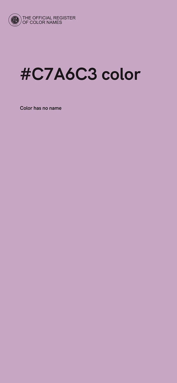 #C7A6C3 color image