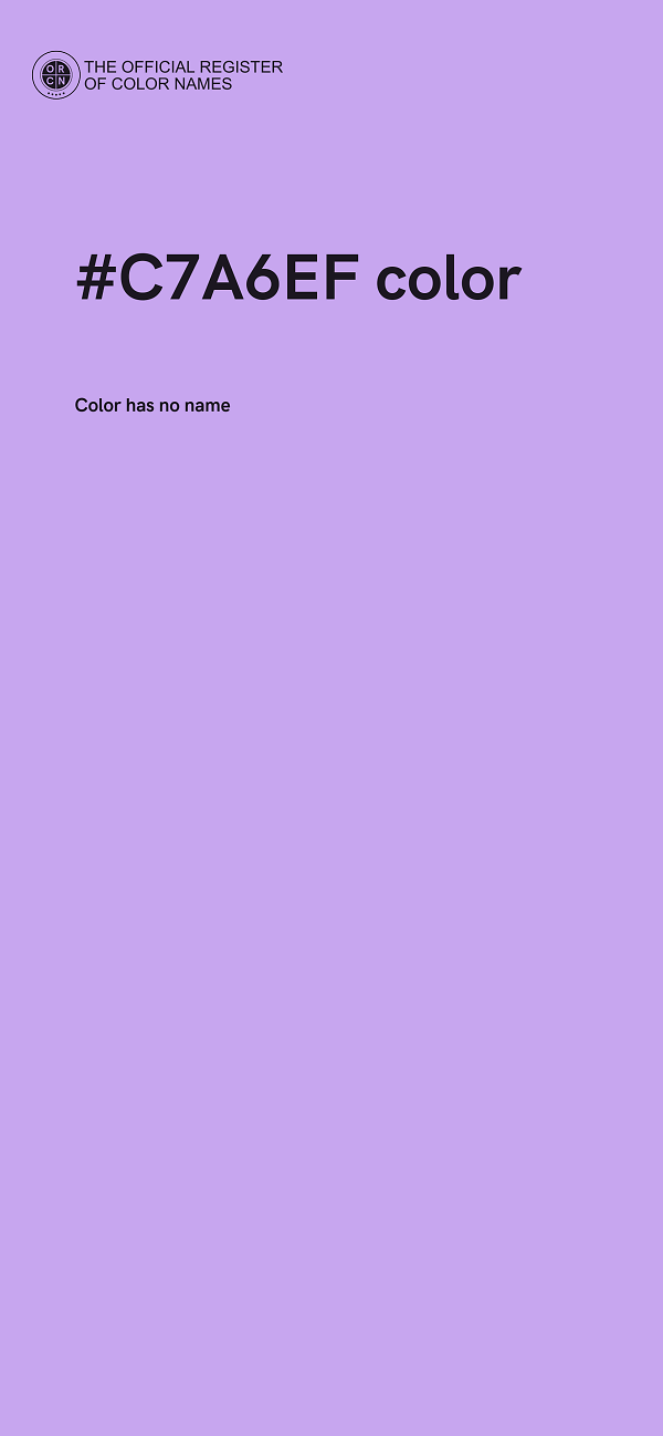 #C7A6EF color image