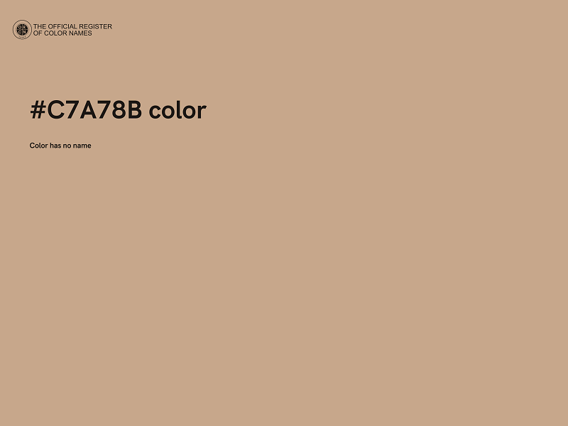 #C7A78B color image