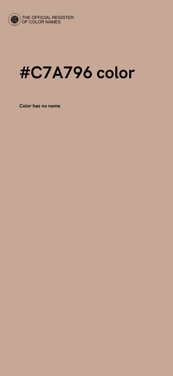 #C7A796 color image