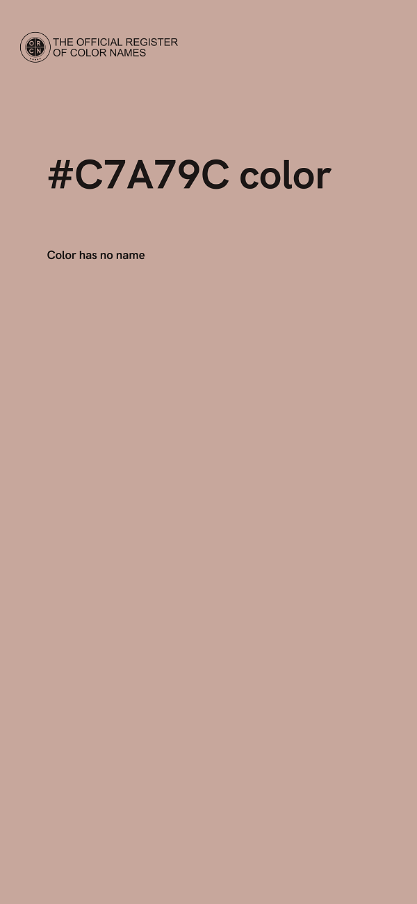 #C7A79C color image