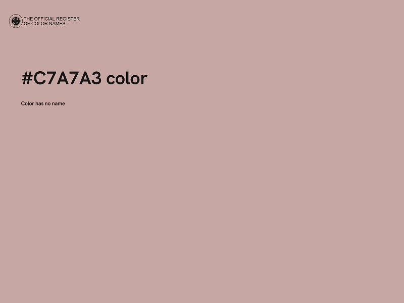 #C7A7A3 color image