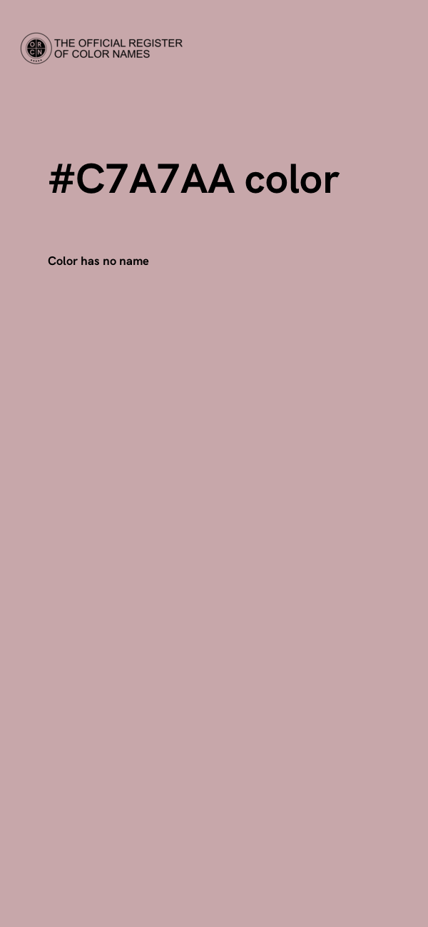 #C7A7AA color image