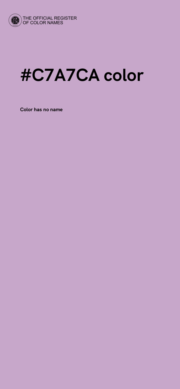 #C7A7CA color image