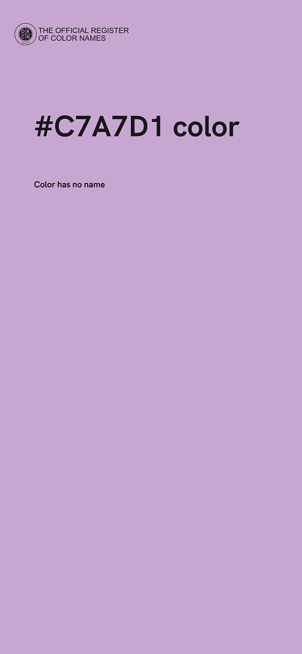 #C7A7D1 color image