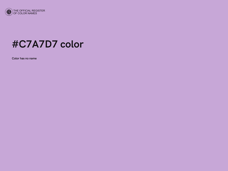 #C7A7D7 color image