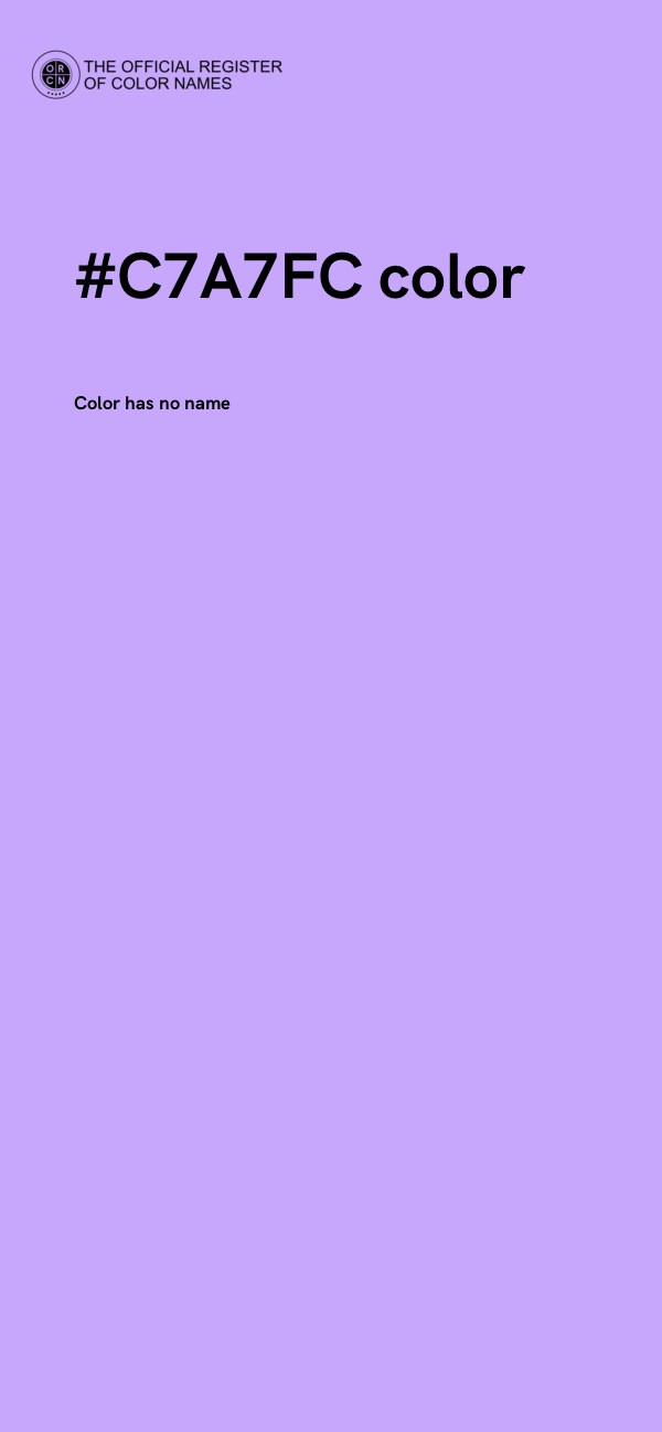 #C7A7FC color image