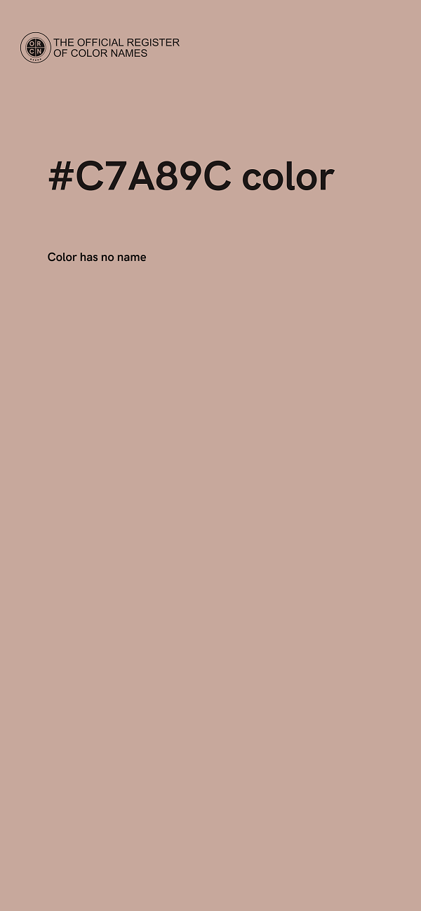 #C7A89C color image