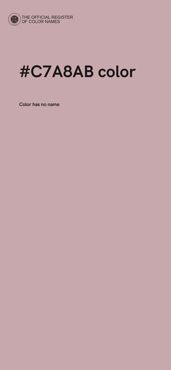 #C7A8AB color image