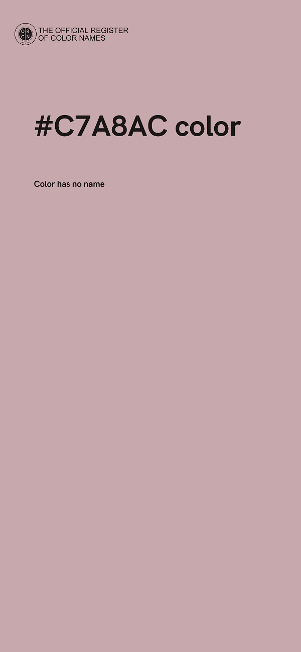 #C7A8AC color image