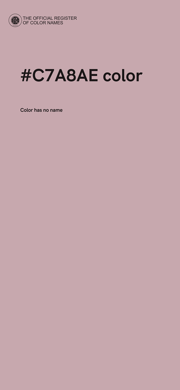#C7A8AE color image