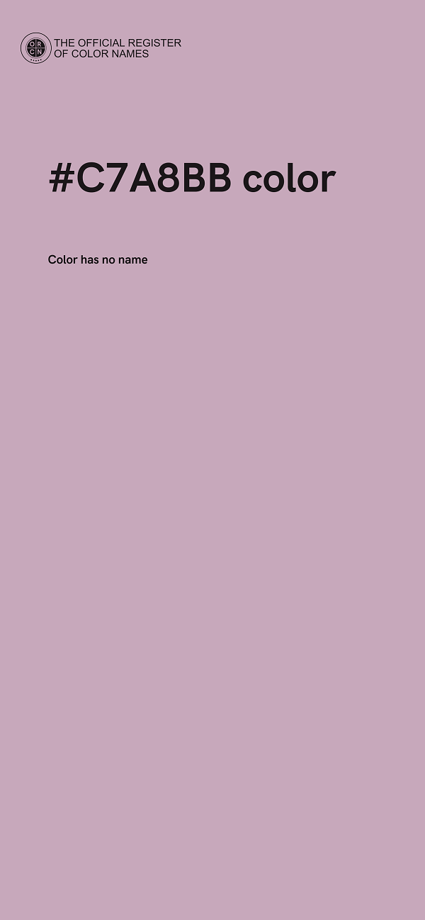 #C7A8BB color image