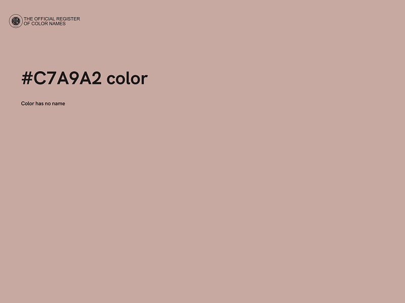 #C7A9A2 color image