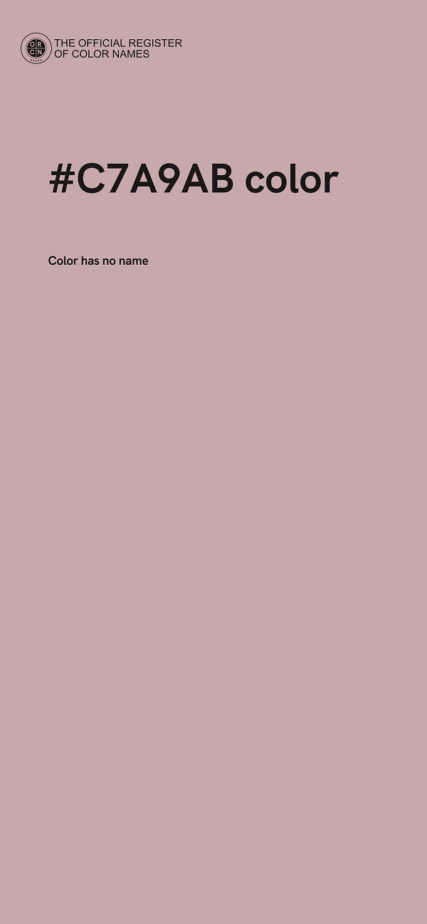 #C7A9AB color image