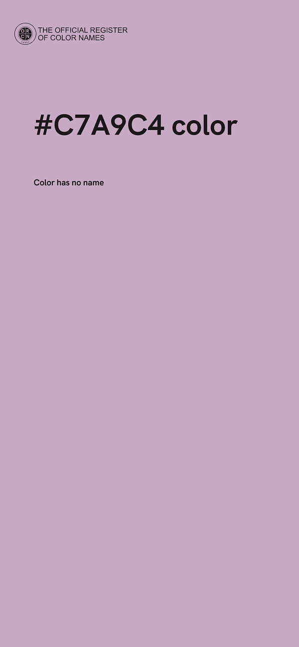 #C7A9C4 color image