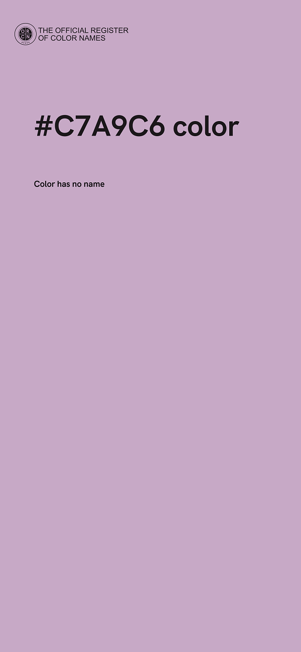 #C7A9C6 color image