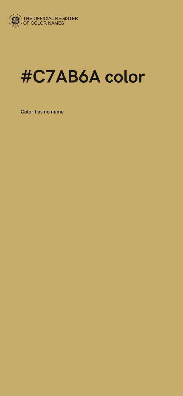 #C7AB6A color image