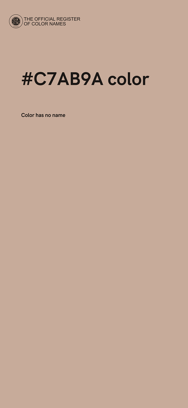 #C7AB9A color image