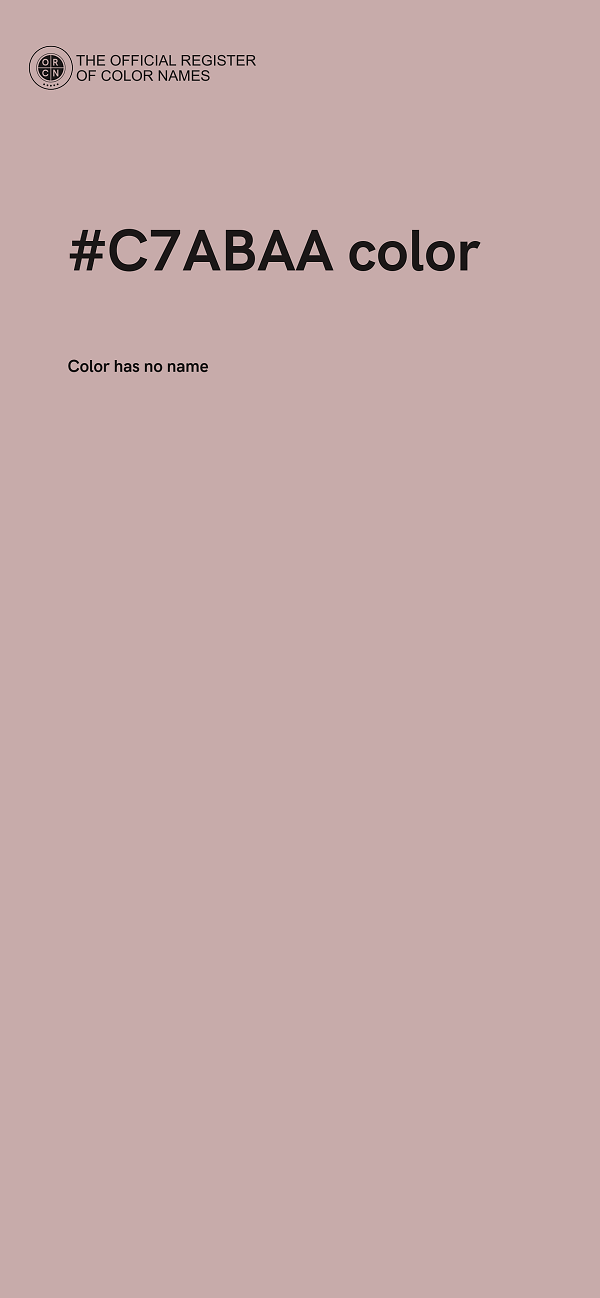 #C7ABAA color image