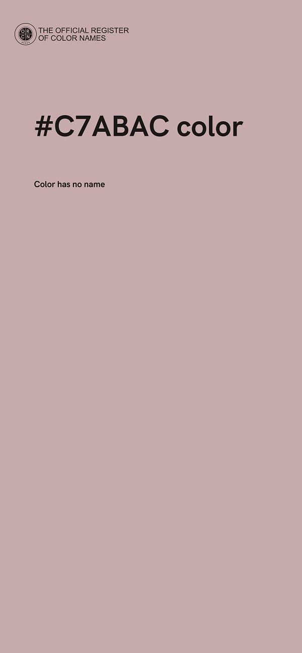 #C7ABAC color image