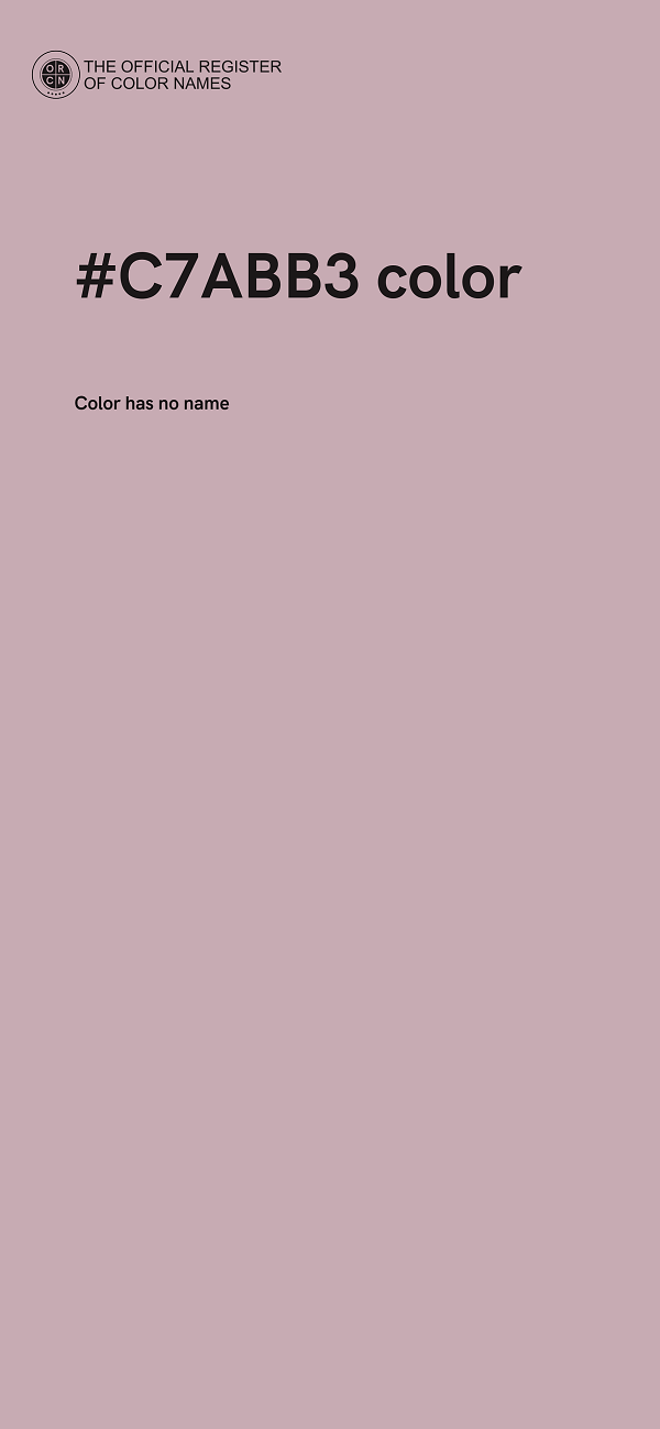 #C7ABB3 color image