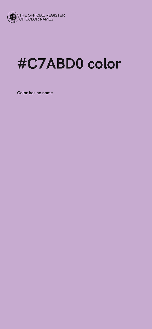 #C7ABD0 color image