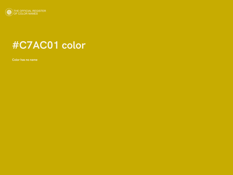 #C7AC01 color image