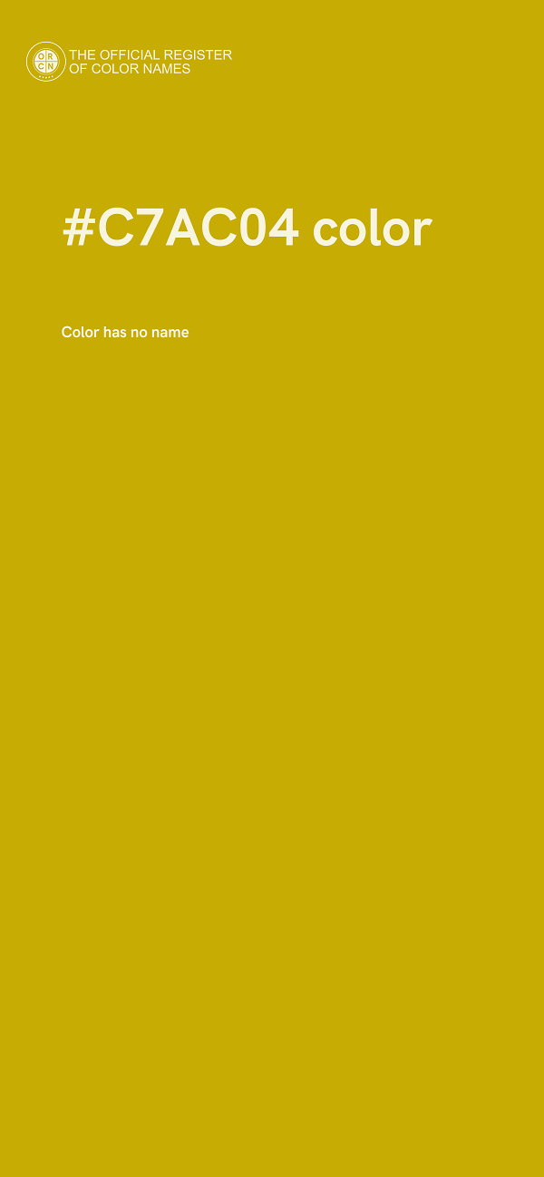 #C7AC04 color image