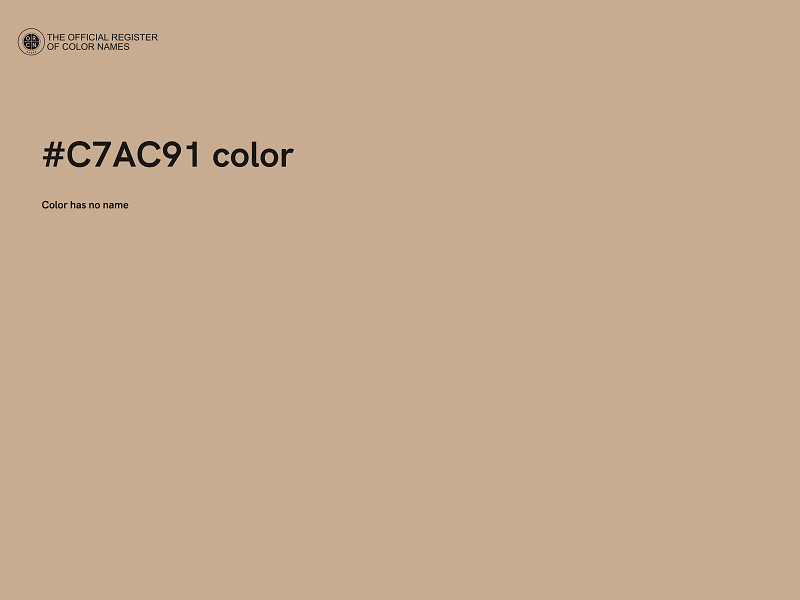 #C7AC91 color image