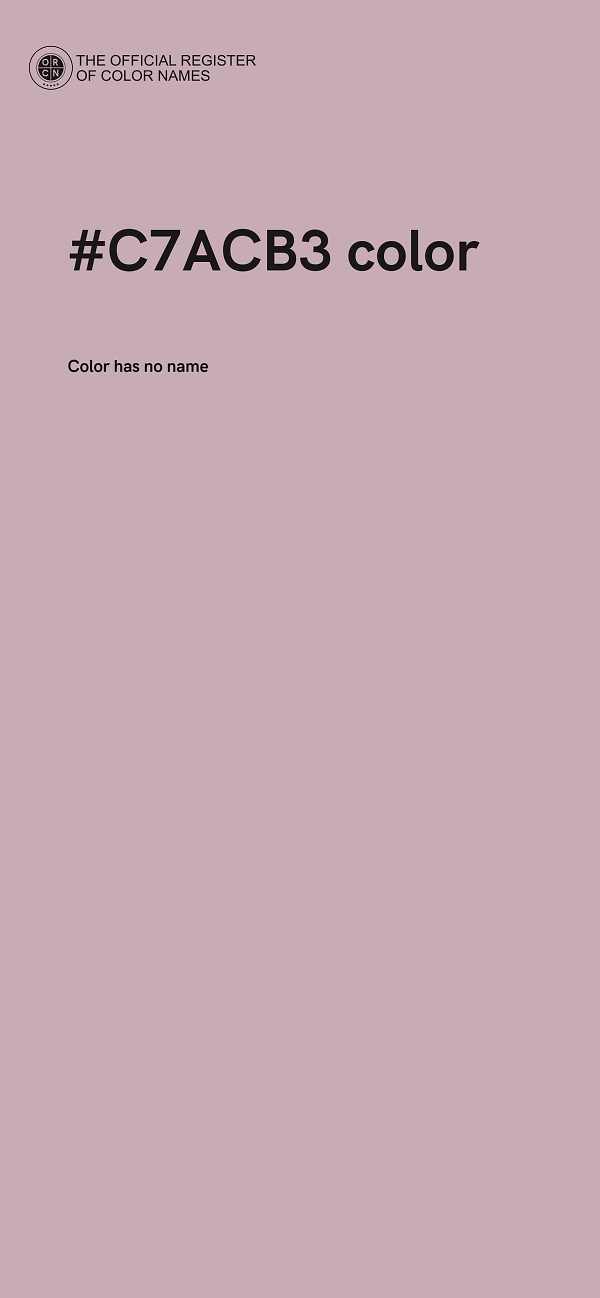 #C7ACB3 color image