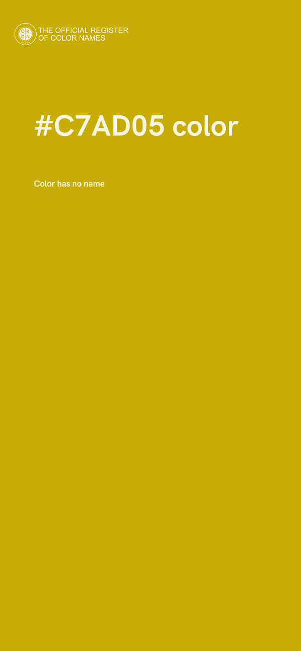 #C7AD05 color image