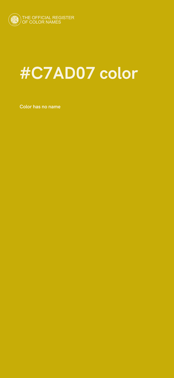 #C7AD07 color image