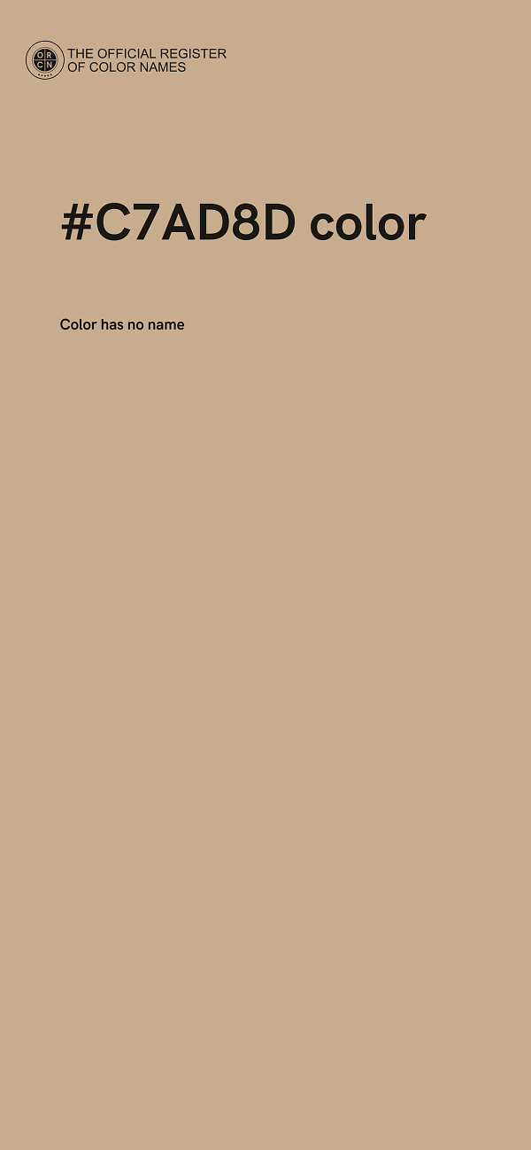 #C7AD8D color image