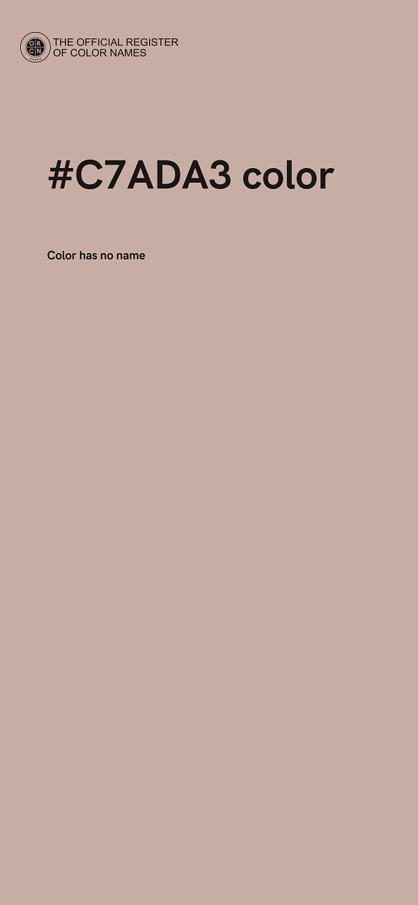 #C7ADA3 color image