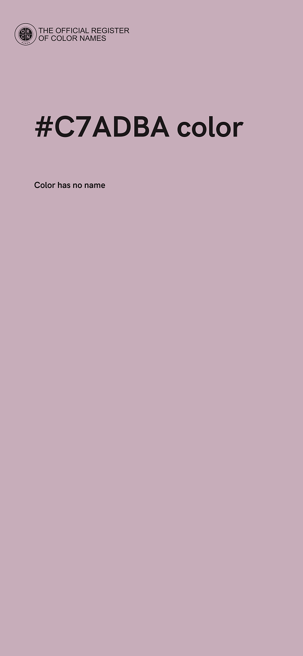 #C7ADBA color image