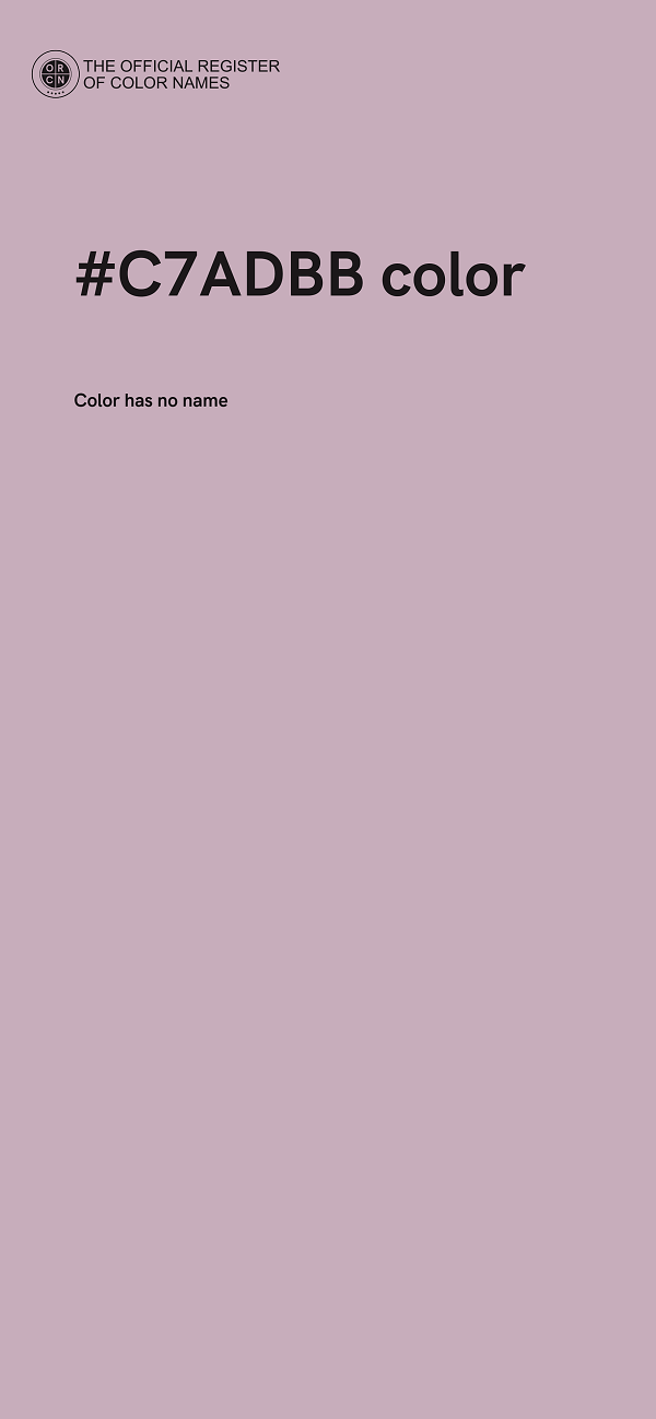 #C7ADBB color image