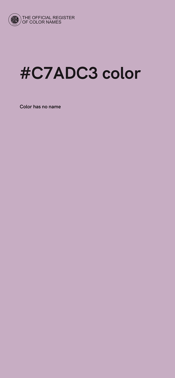 #C7ADC3 color image