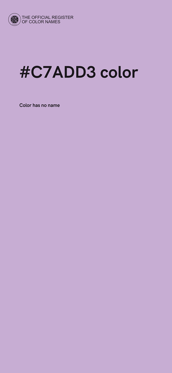 #C7ADD3 color image