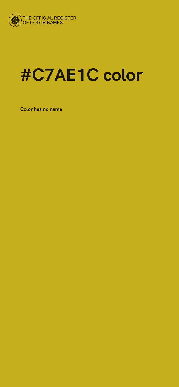 #C7AE1C color image