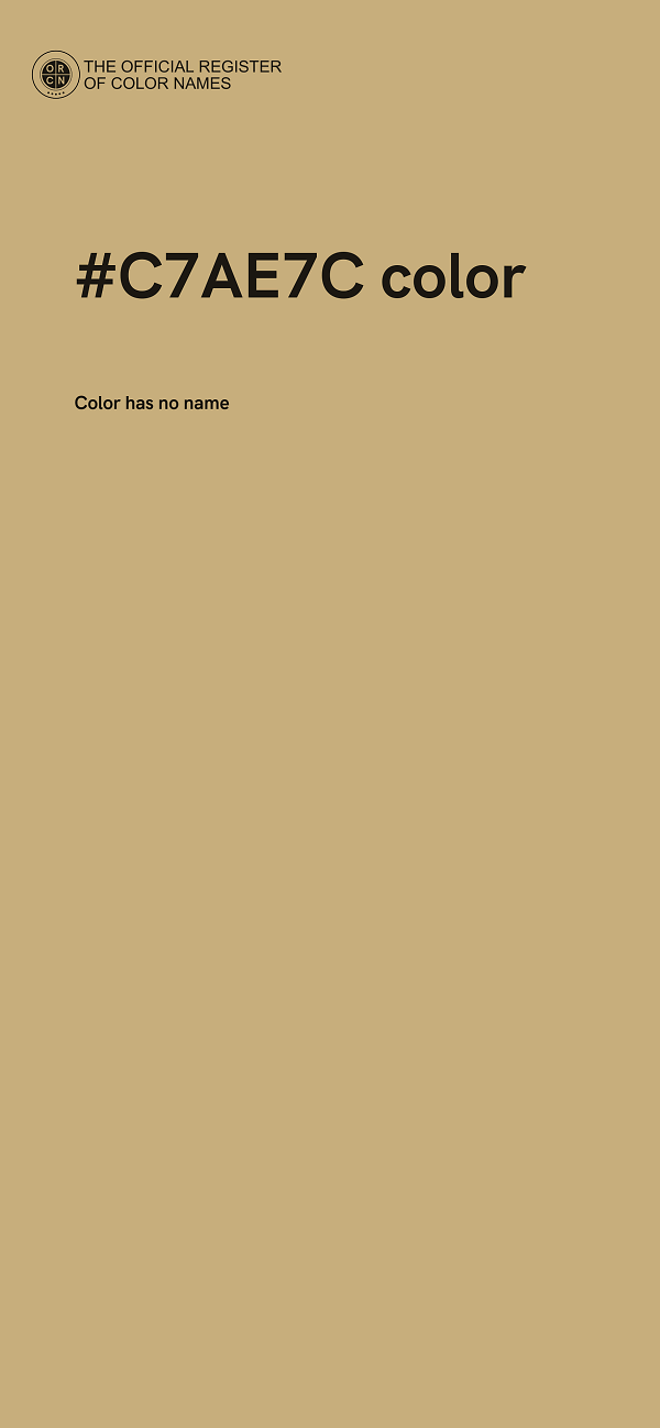 #C7AE7C color image