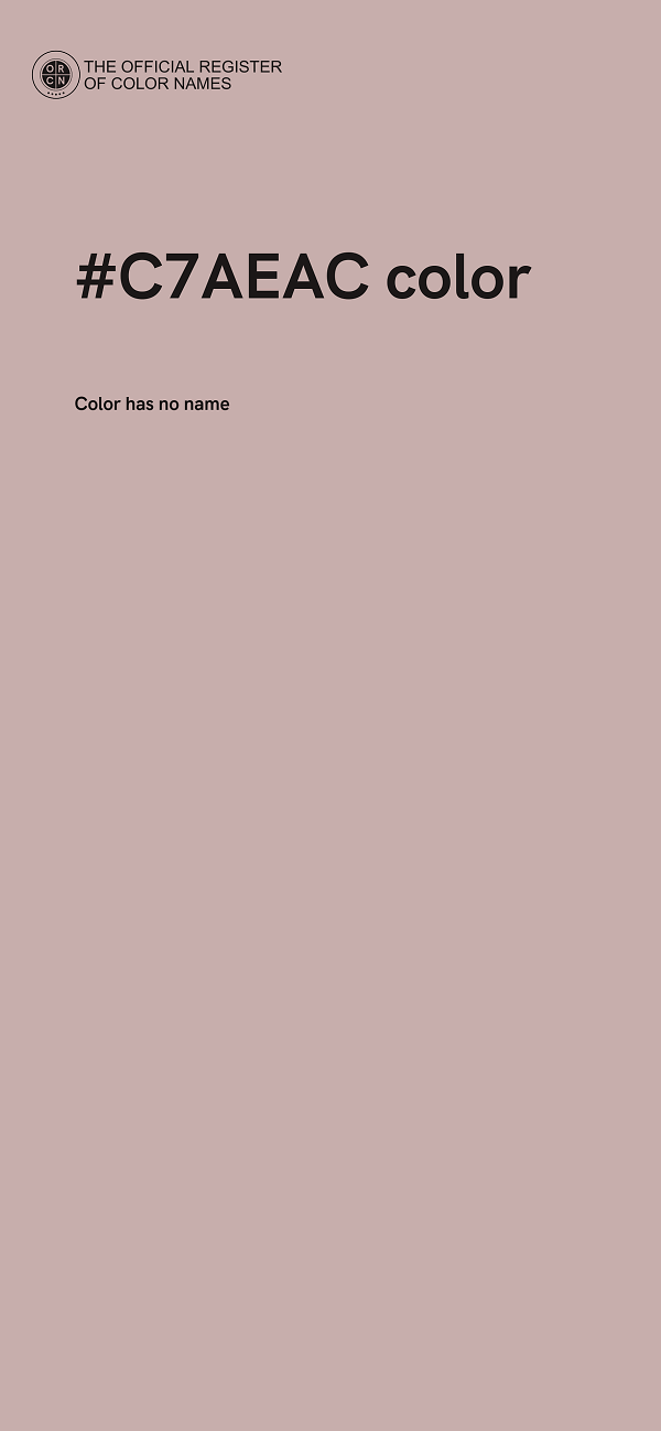 #C7AEAC color image