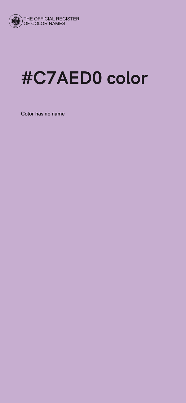 #C7AED0 color image
