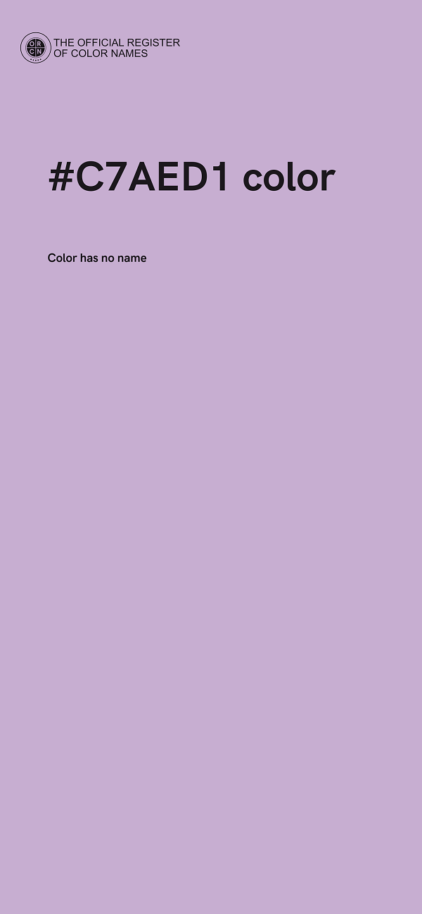 #C7AED1 color image