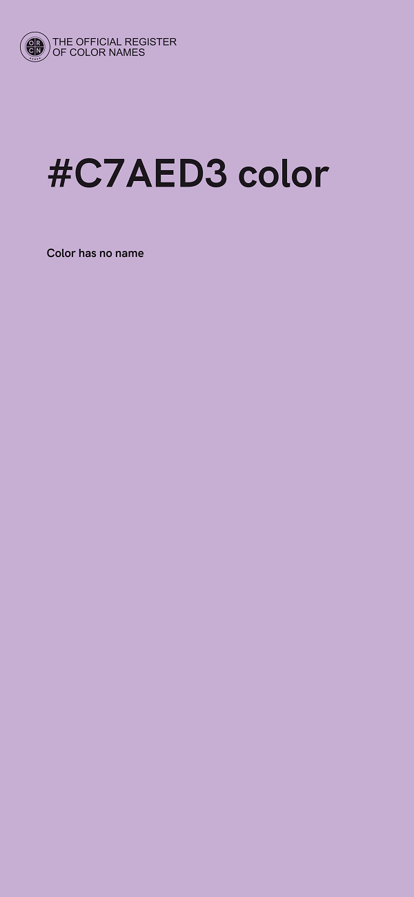 #C7AED3 color image