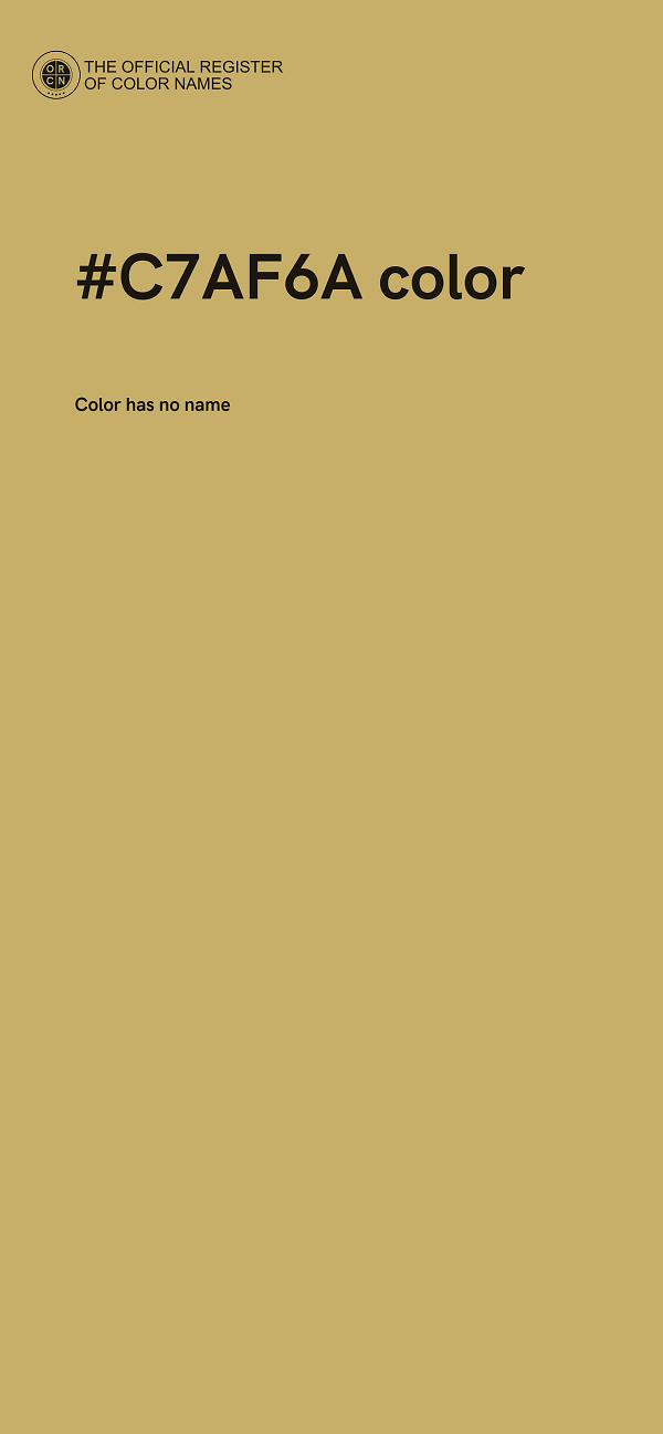 #C7AF6A color image