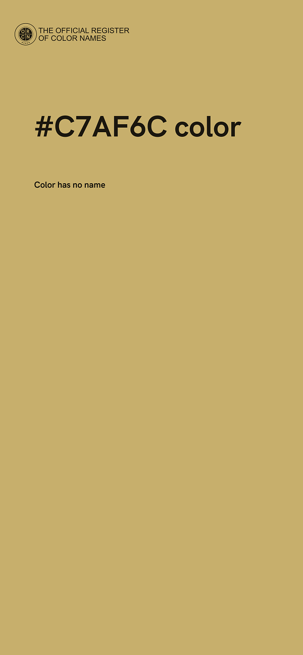 #C7AF6C color image