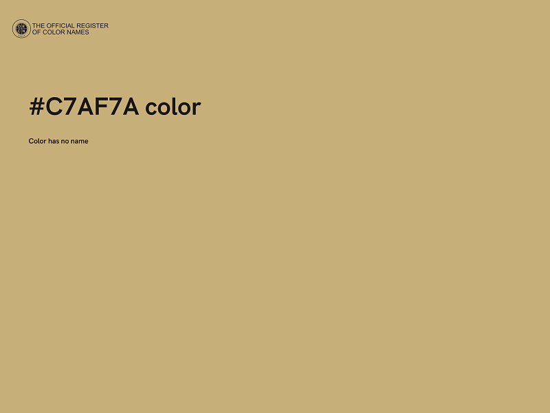 #C7AF7A color image